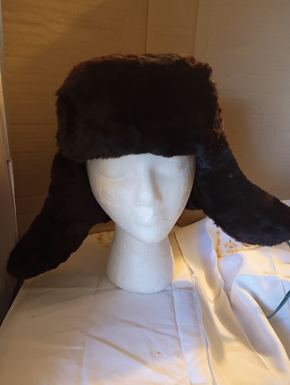 Vintage  Lithuanian Trapper Hat